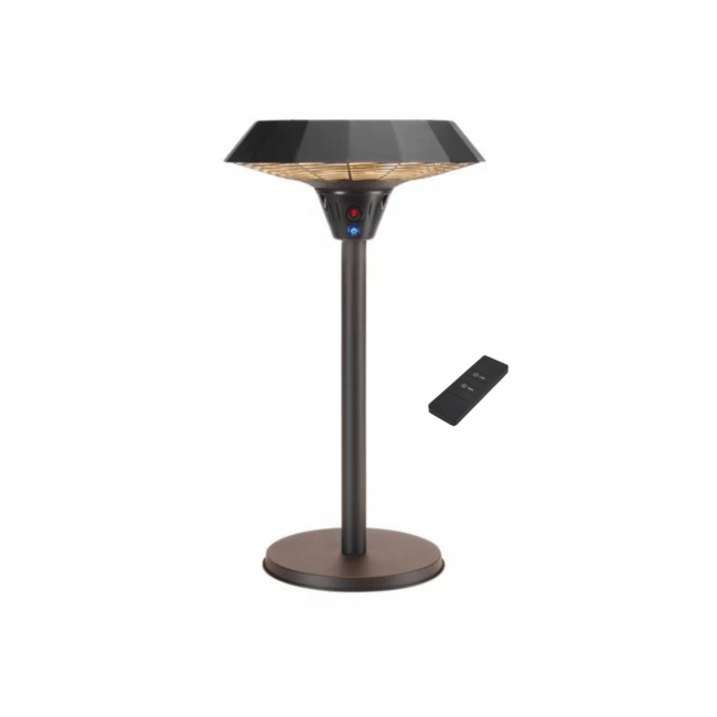 Shadow Diffusion Table-top 2.0kW Patio Heater Remote