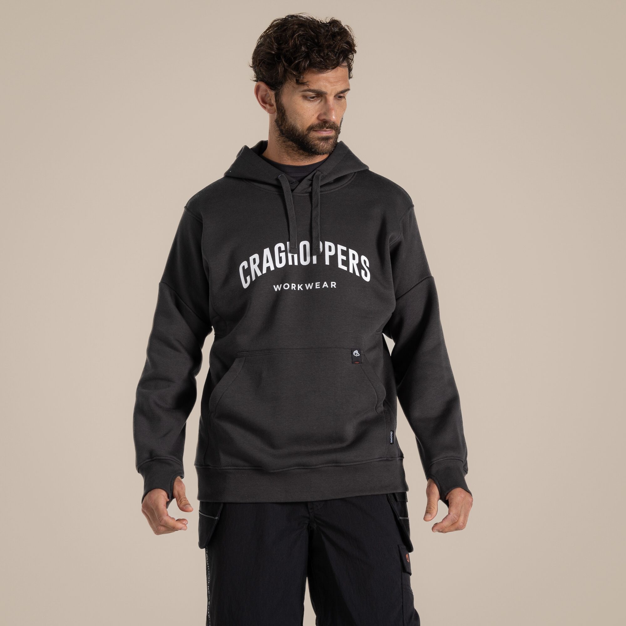 Craghoppers Oulston Workwear Hoodie Carbon Grey