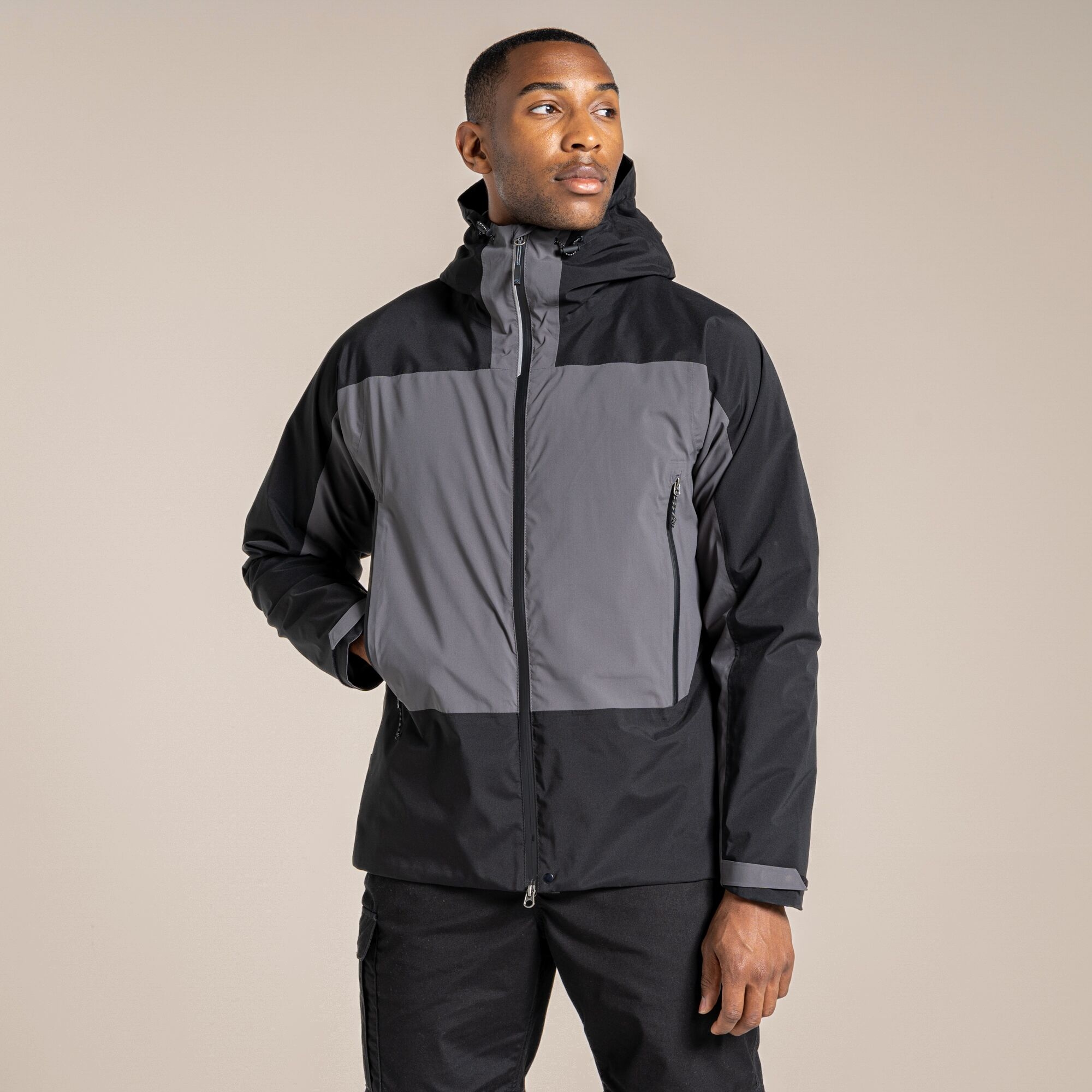 Craghoppers Unisex Expert Active Jacket Carbon Grey / Black