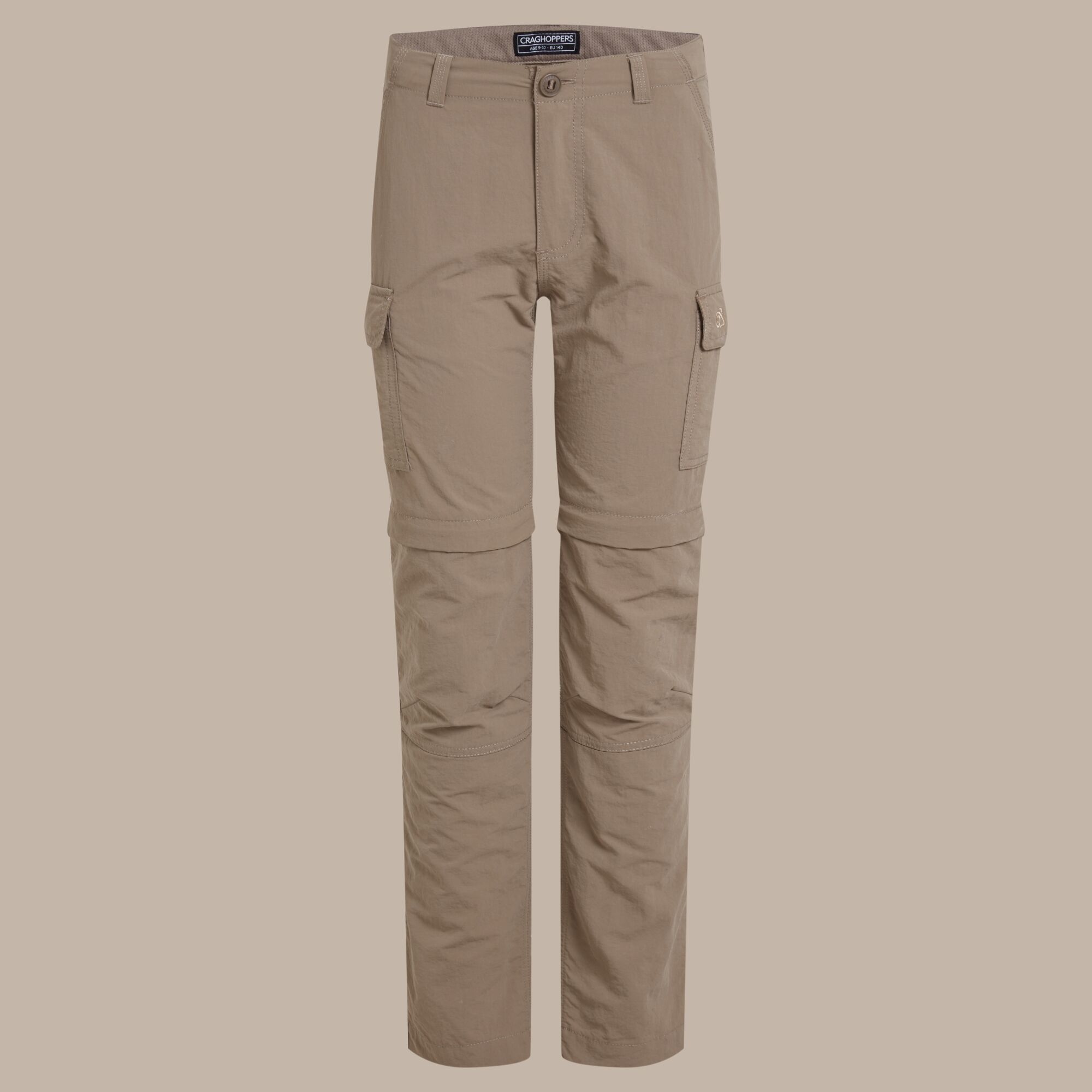 Craghoppers Kid's NosiLife Convertible Trousers Pebble