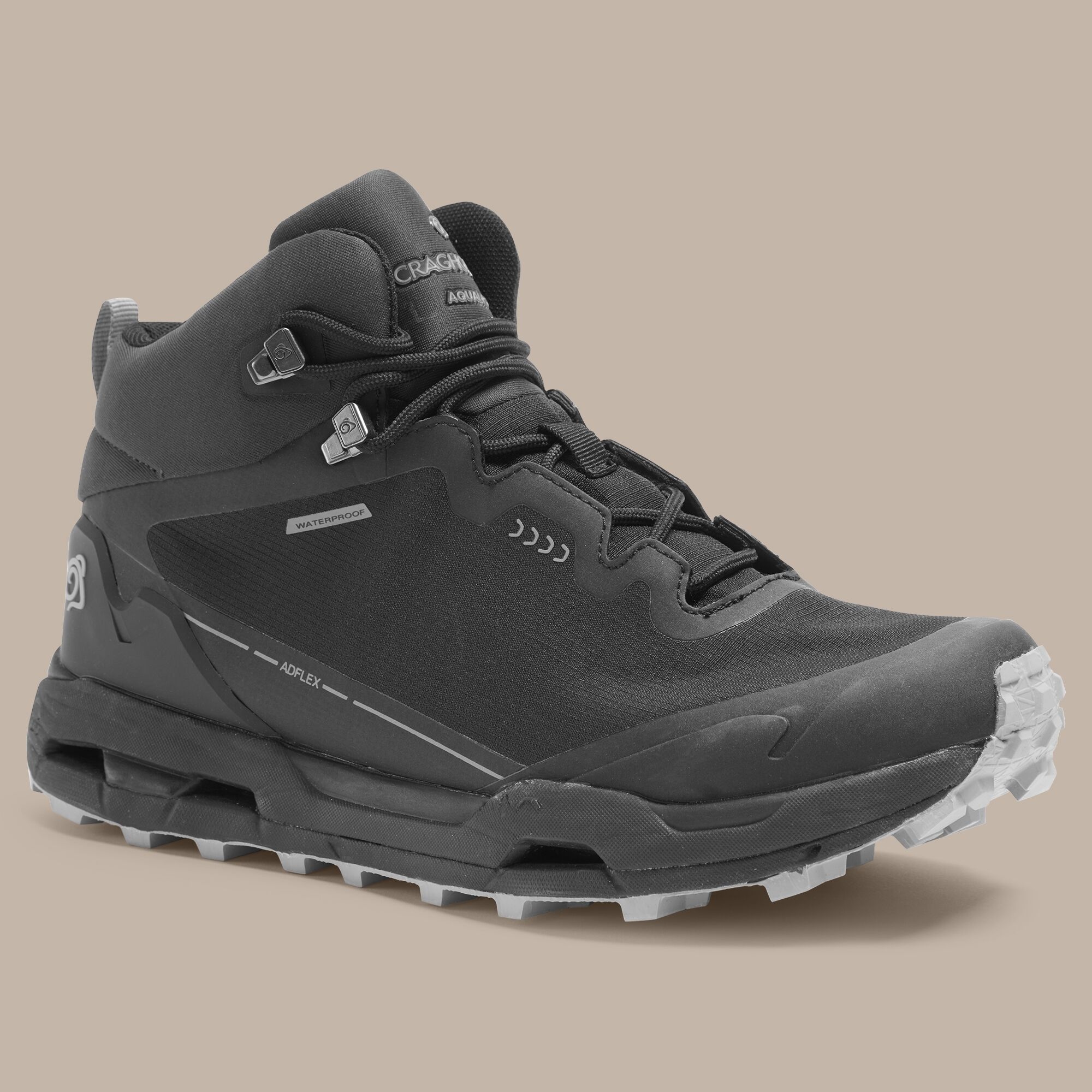 Craghoppers Men's Adflex Boots Black / Cloud Grey