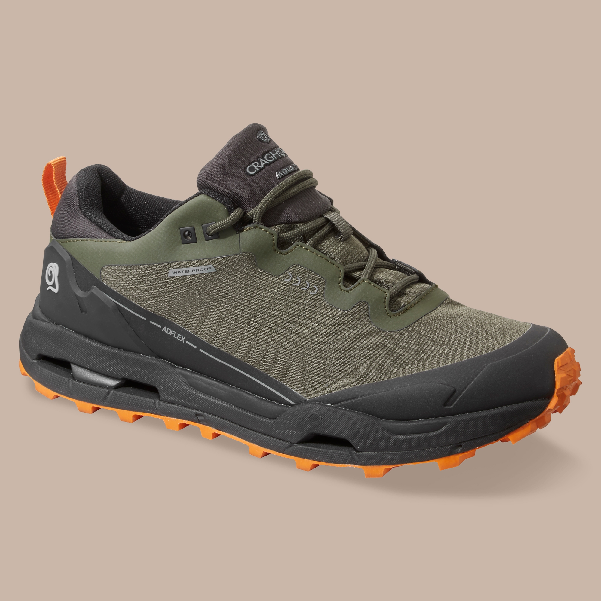 Craghoppers Men's Adflex Low Boots Mid Khaki/Black