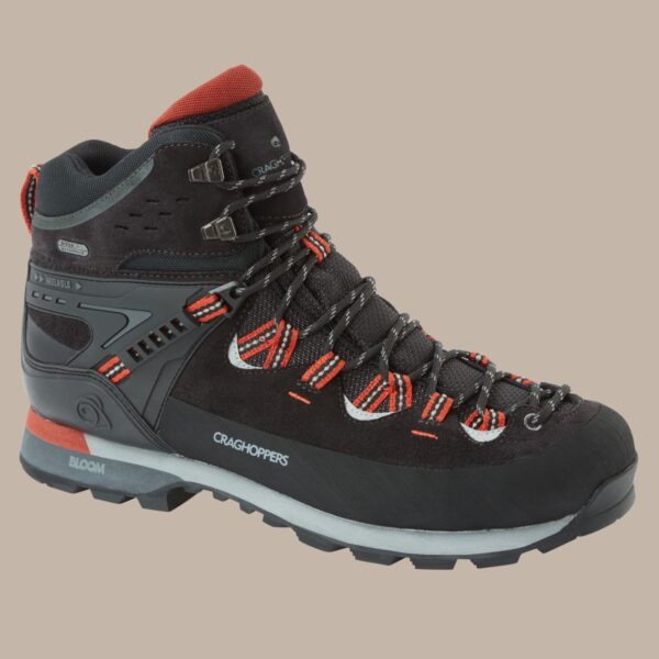 Craghoppers Unisex Dura Pro Boot Black pepper/ Sienna red