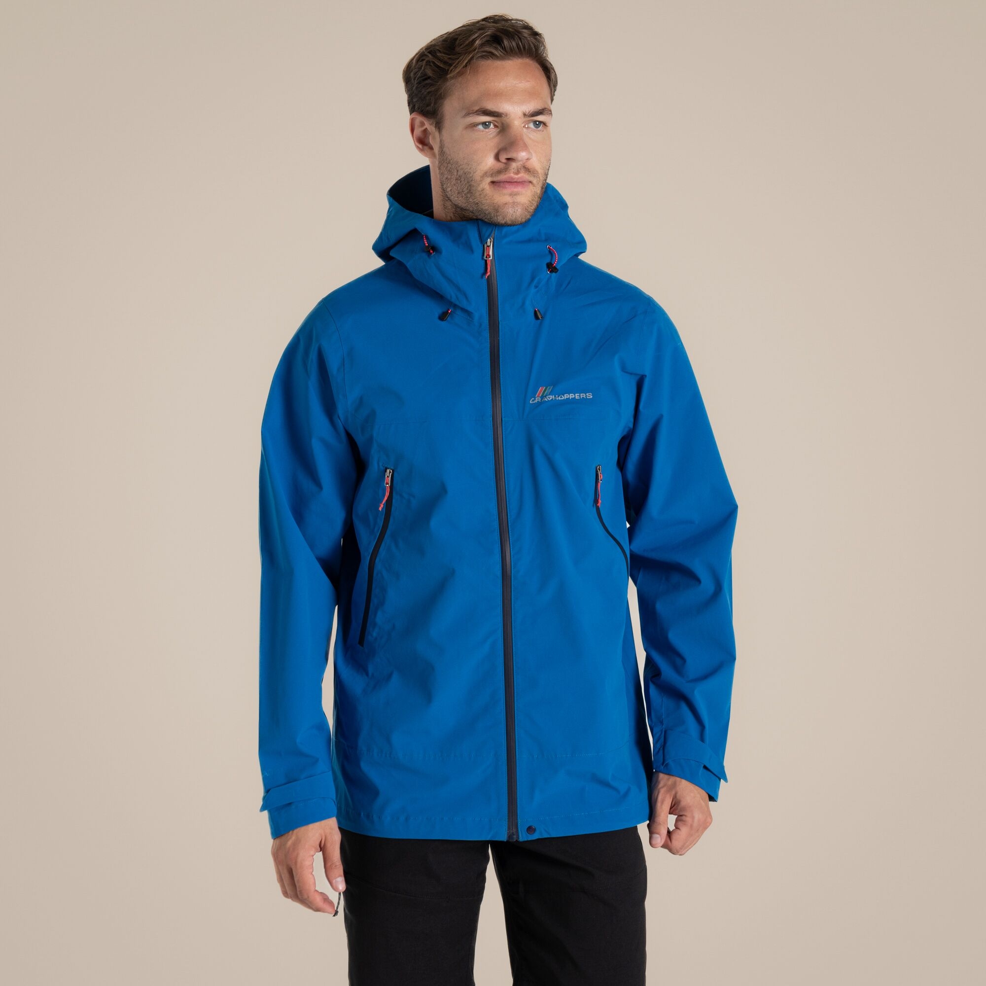 Craghoppers Men's Maris 2.5L Stretch Waterproof Jacket Fresh Blue