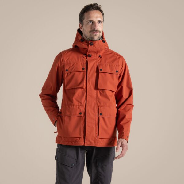 Craghoppers Men's Hartley Waterproof Jacket Red Beach