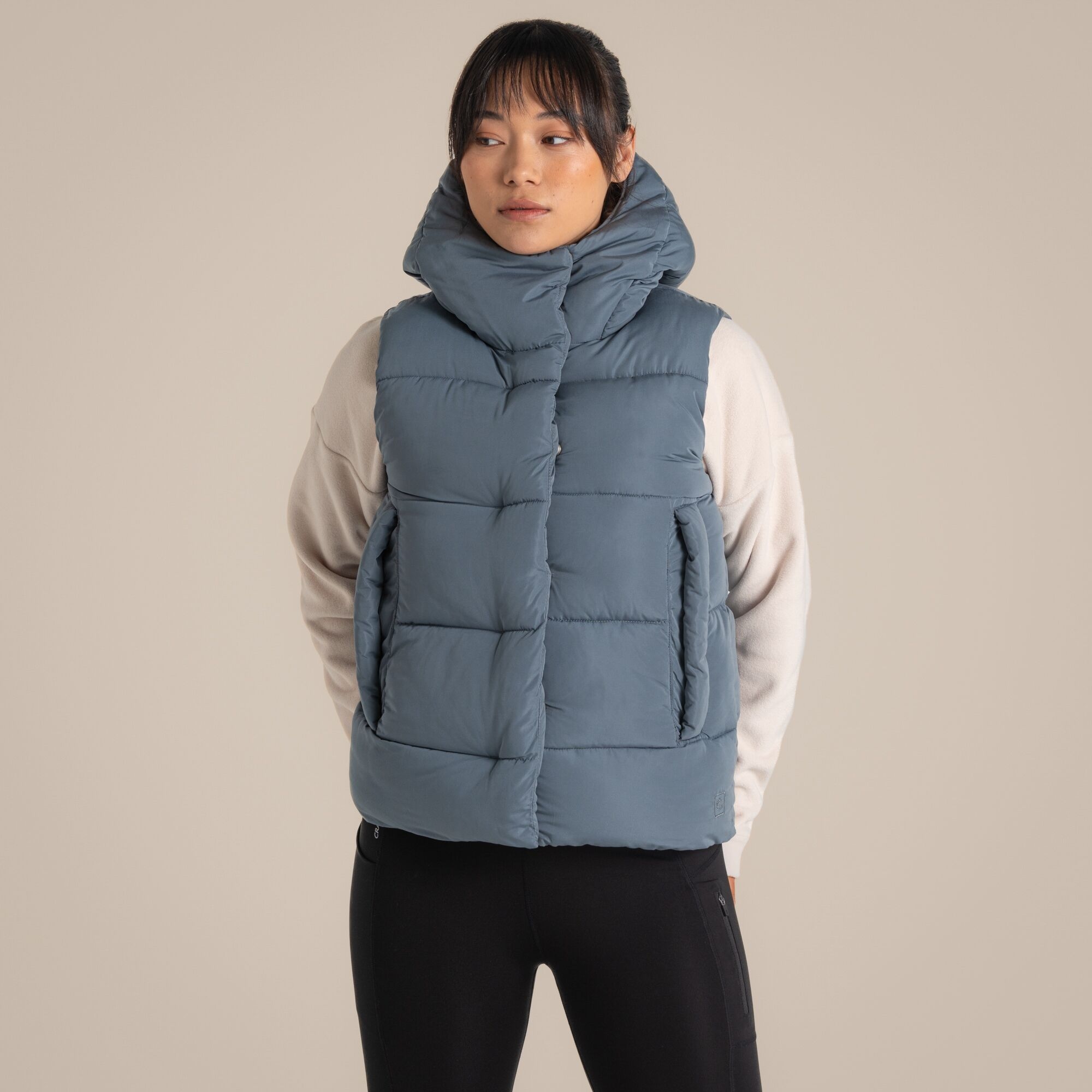 Craghoppers Women's Eilish Hooded Vest Winter Sky