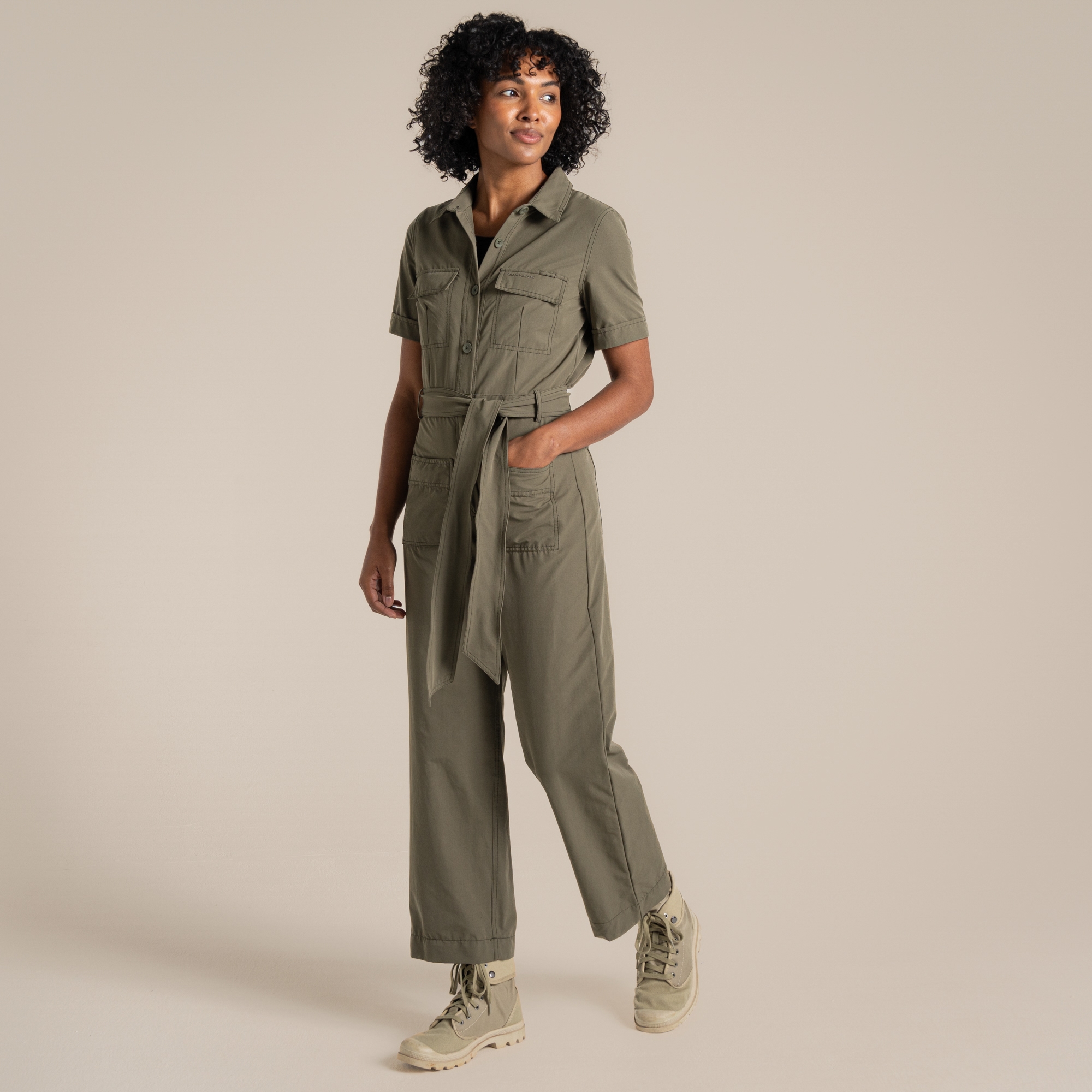 Craghoppers Women's NosiLife Camila Jumpsuit Wild Olive
