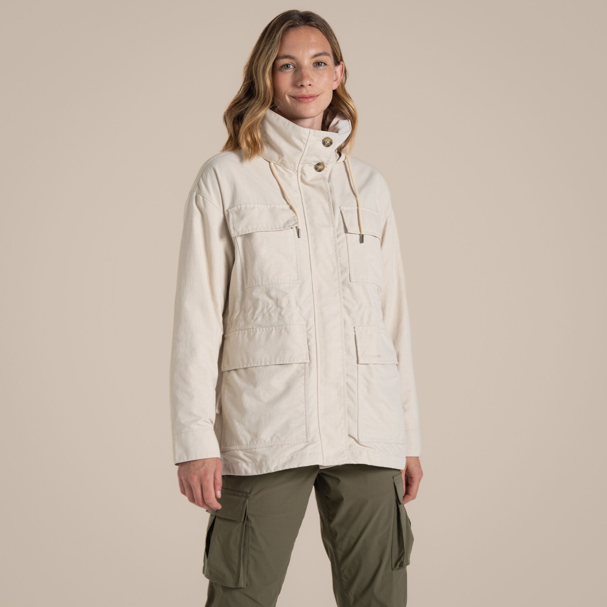Craghoppers Women's NosiLife Adventure Jacket II Stone