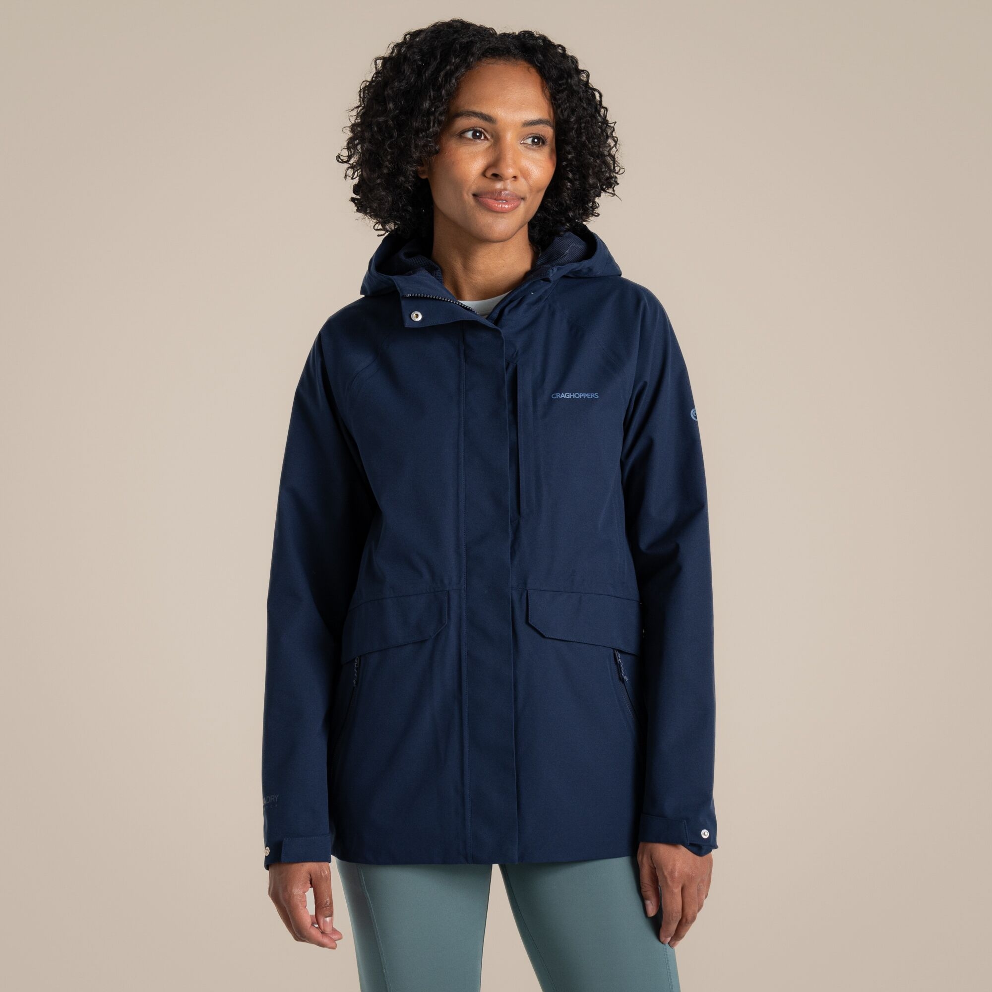 Craghoppers Women's Caldbeck II Waterproof Jacket Blue Navy