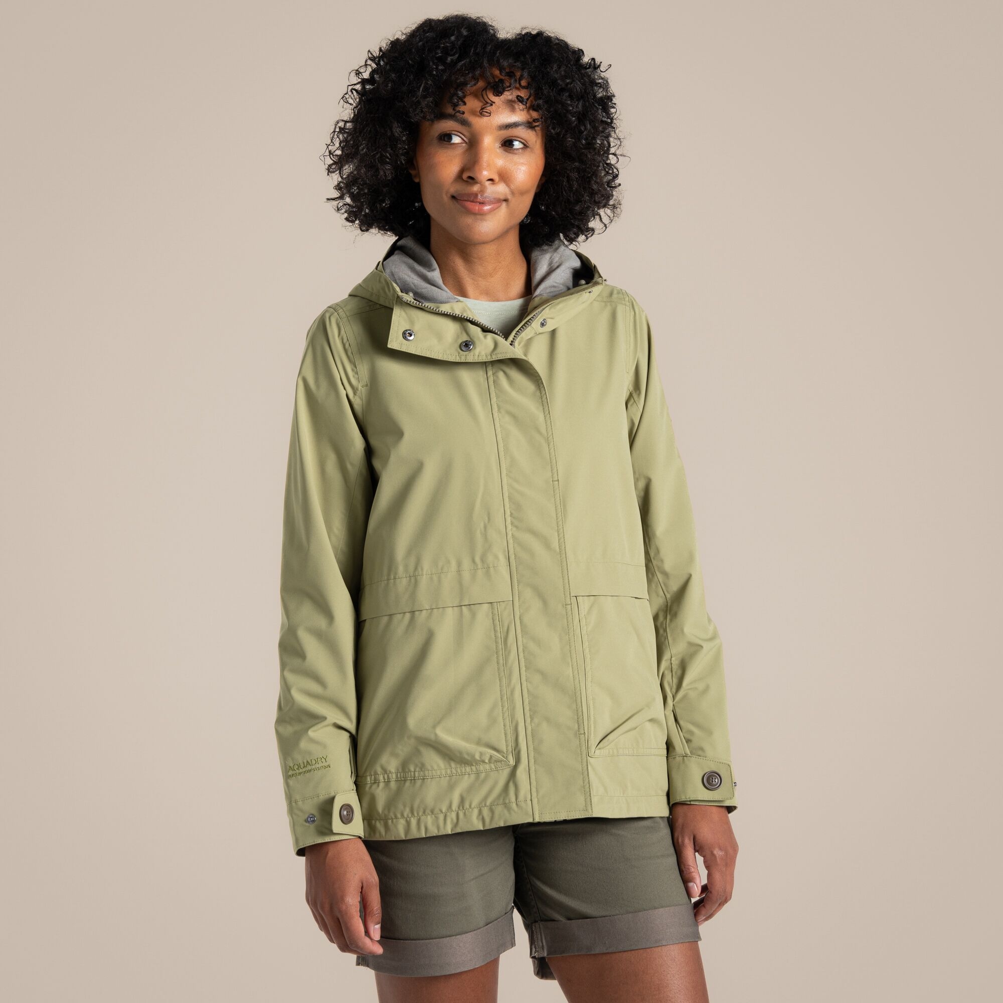 Craghoppers Women's National Trust Tambrook Waterproof Jacket Clover