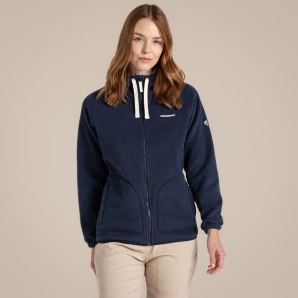 Craghoppers Women's Mari Full Zip Hooded Fleece Blue Navy