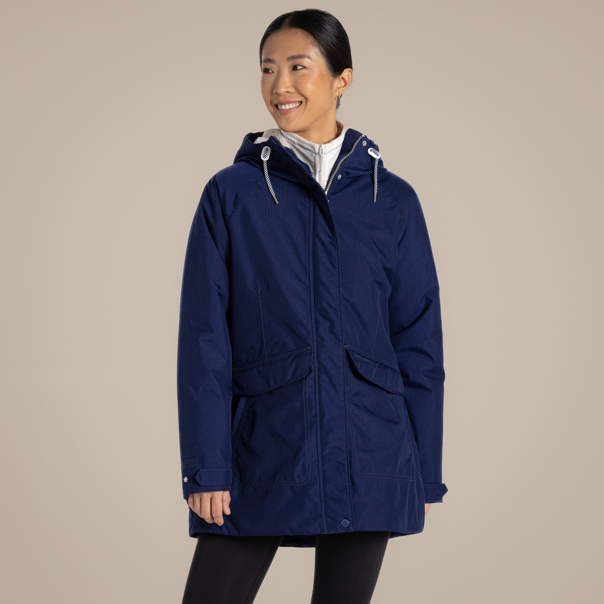 Craghoppers Women's Rowena II Waterproof Jacket Indigo Blue