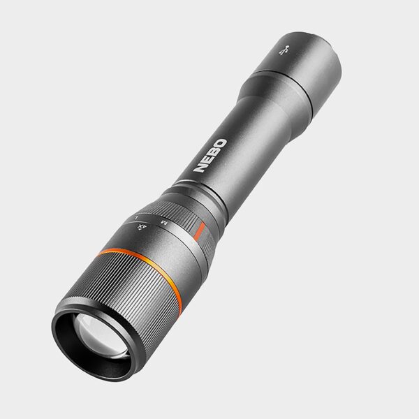 Nebo Davinci 2000 Handheld Torch - Grey, Grey