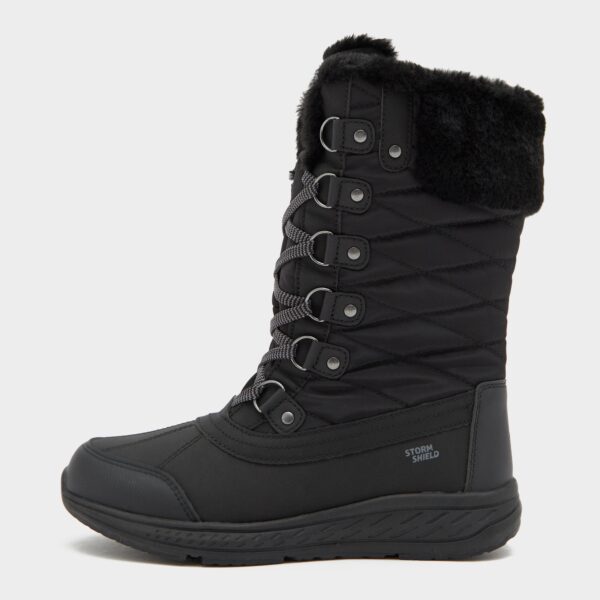 Peter Storm Women's Eyam Waterproof Snow Boots - Black, Black