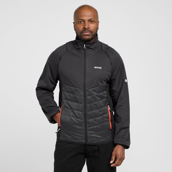 Regatta Men's Steren Hybrid Softshell Jacket - Black, Black