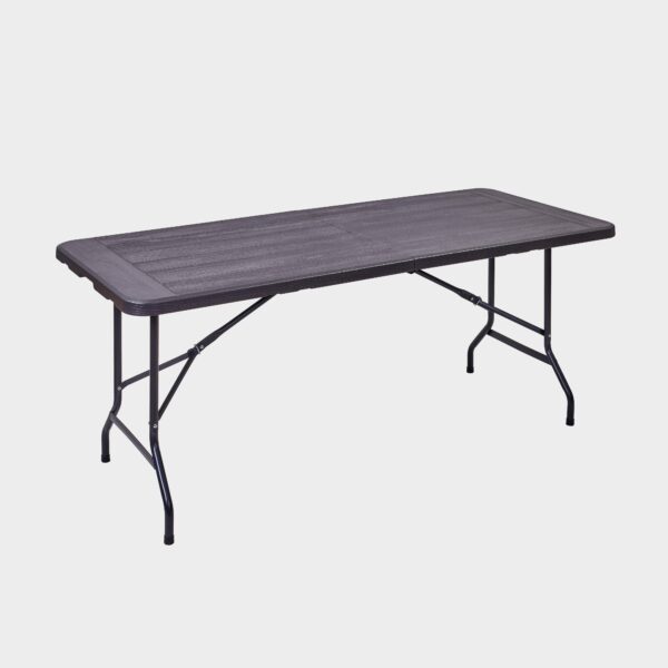 Hi-Gear Richmond 6Ft Folding Table - Brown, Brown