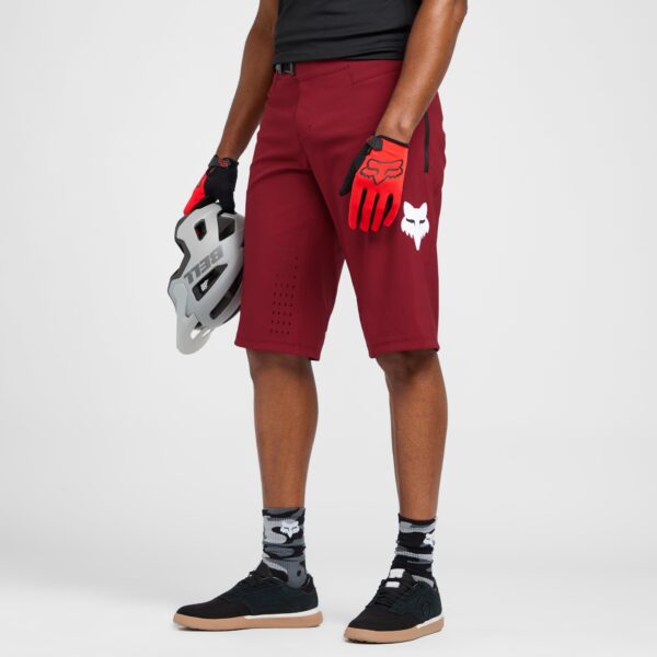 Fox Defend Aurora Shorts - Red, Red
