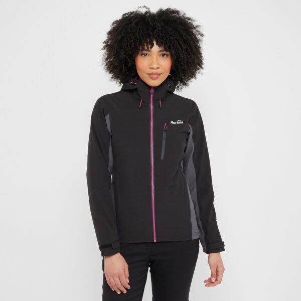 Peter Storm Women's Malham Stretch Waterproof Jacket - Black, Black