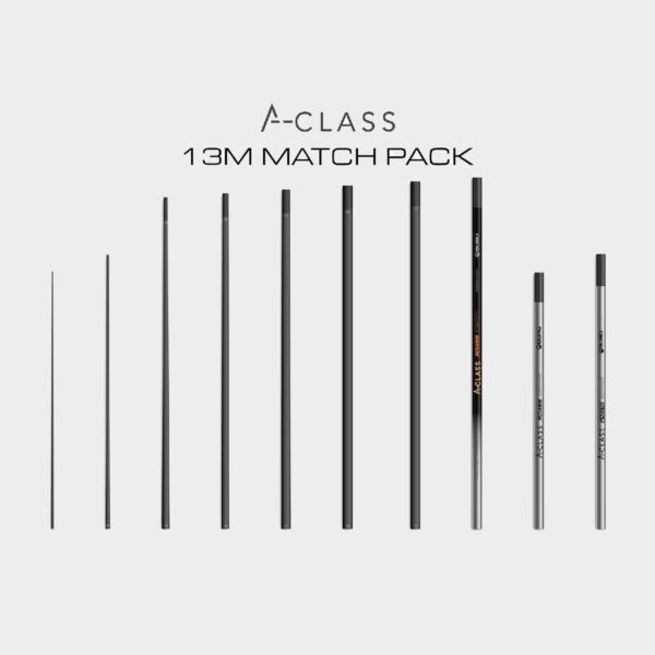 Guru A-Class 13M Pole - Match Pack - Black, Black