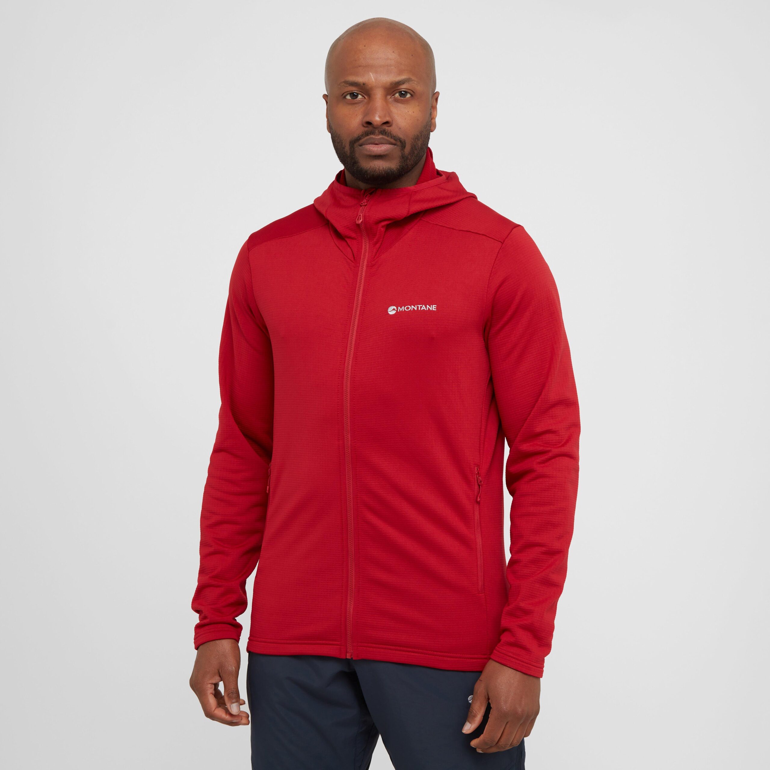 Montane Men's Protium Fleece Hoodie - Red, Red