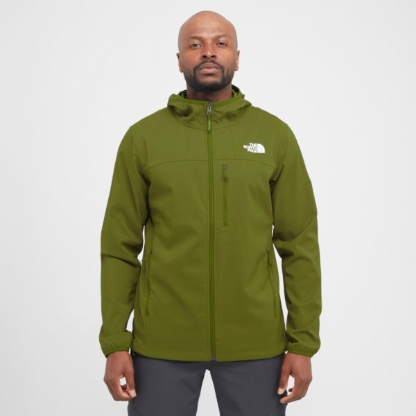 The North Face Men's Nimble Softshell Hoodie - Grn, GRN