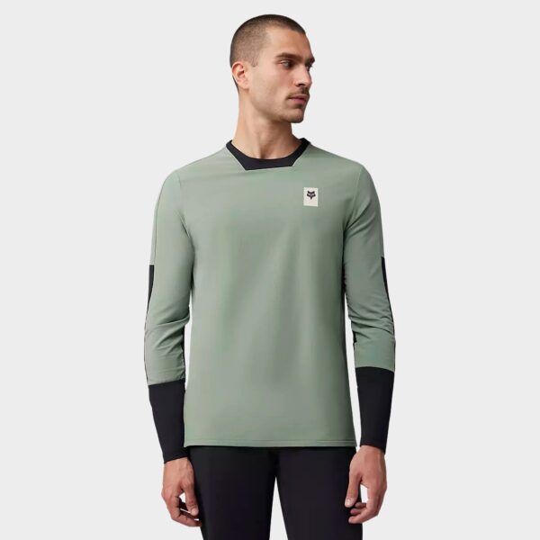 Fox Cycling Men's Defend Thermal Jersey - Moss, MOSS
