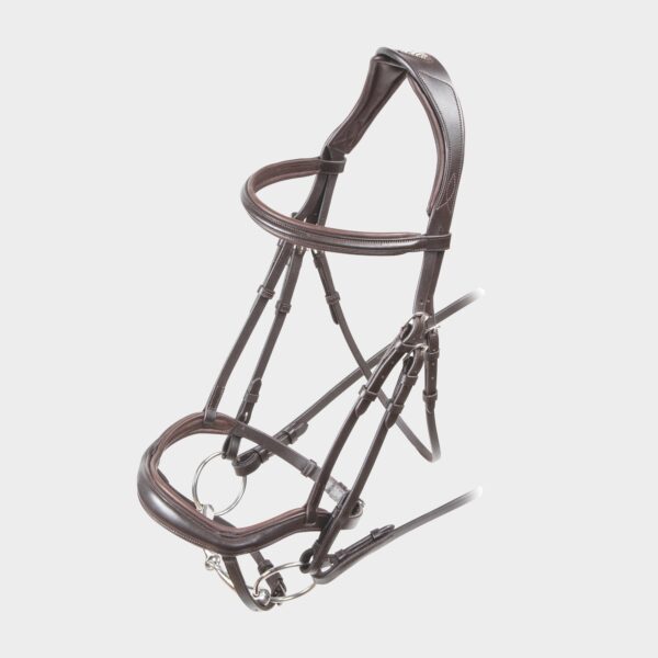 Velociti Velociti Ergonomic Flash Bridle Havana, Brown