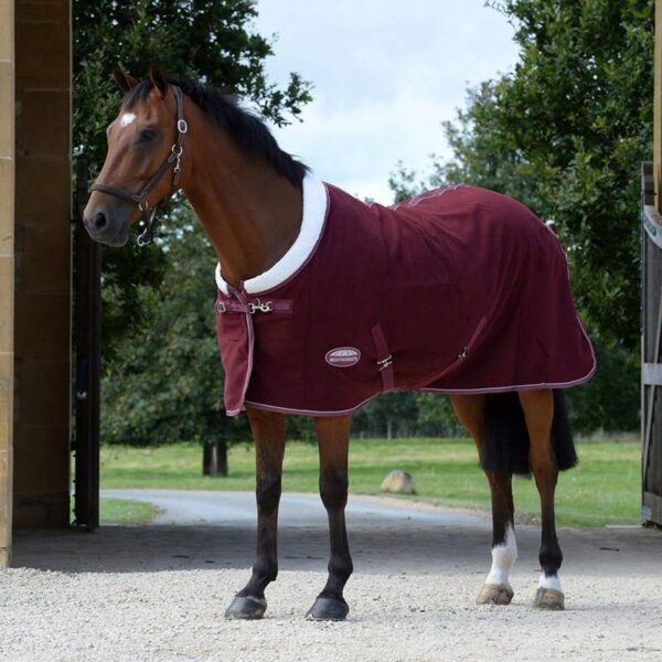 WeatherBeeta Sherpa Fleece Standard Neck Cooler, Red