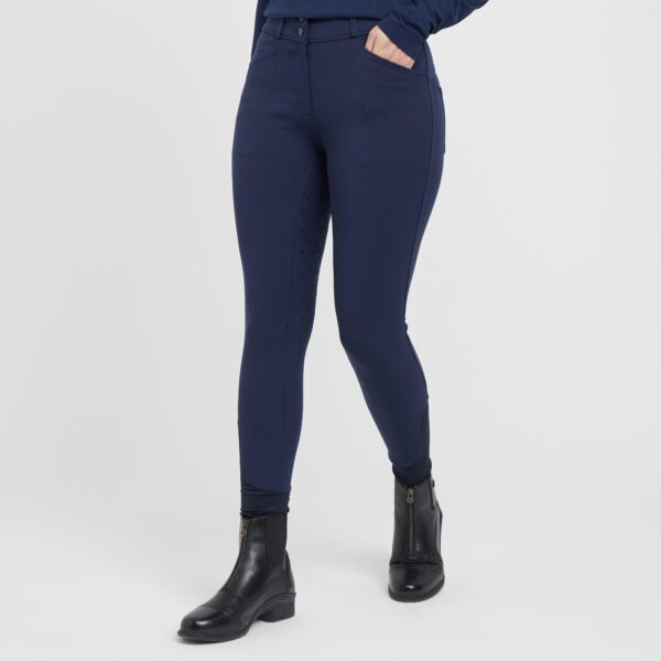 Dublin Women's Cammy Comfort Twill Breeches, Navy