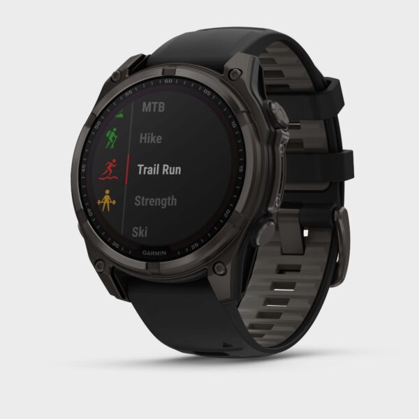 Garmin fenix 8 Sapphire Solar Edition 47mm GPS Smartwatch, Black