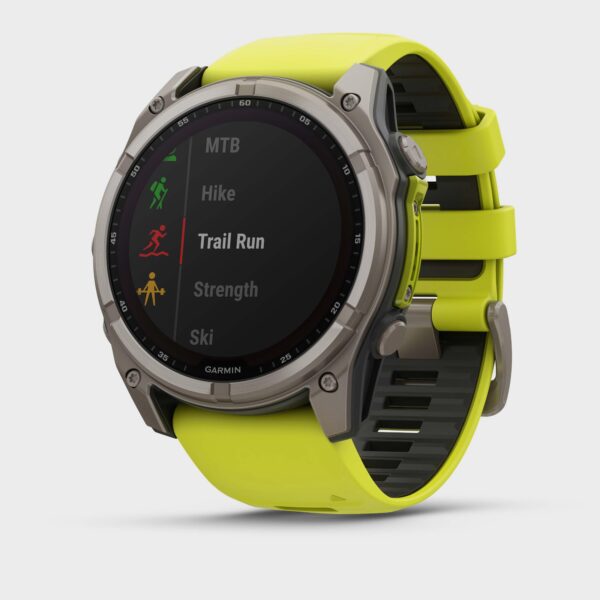 Garmin fenix 8 Sapphire Solar Edition 51mm GPS Smartwatch, Yellow