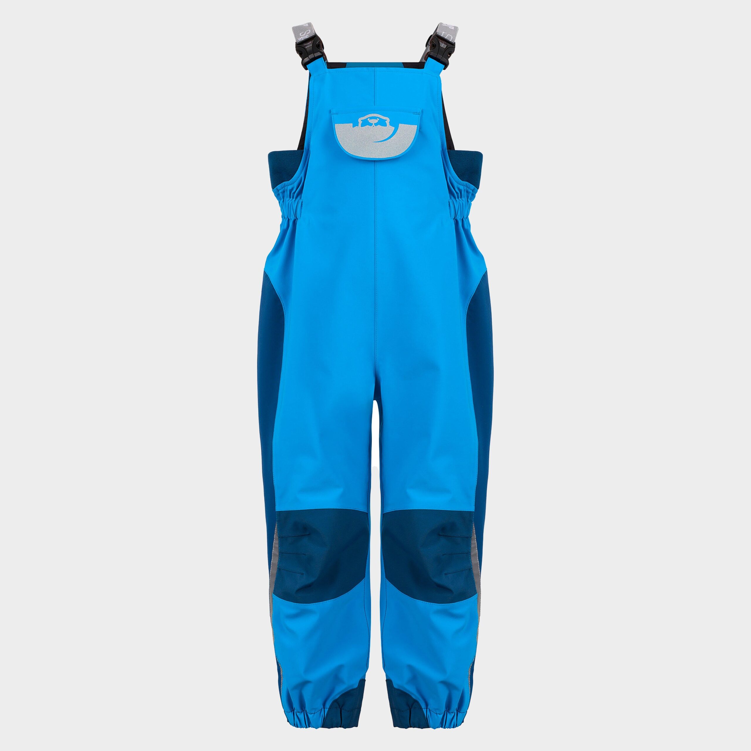 Spotty otter Kids' Adventure Unlined Waterproof Dungarees, Blue