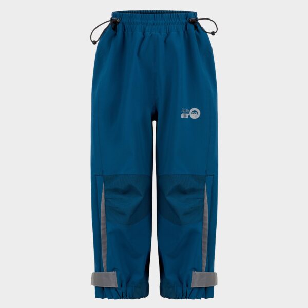 Spotty otter Kids' Adventure Waterproof Trousers, Blue
