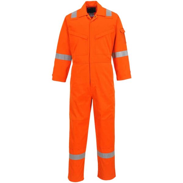 Araflame Mens Gold Flame Resistant Overall Orange 44" 32"