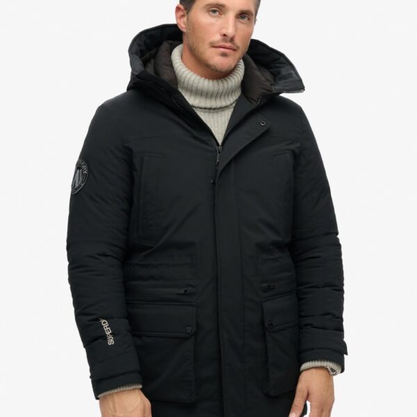 Superdry & Co Padded Parka Jacket Black