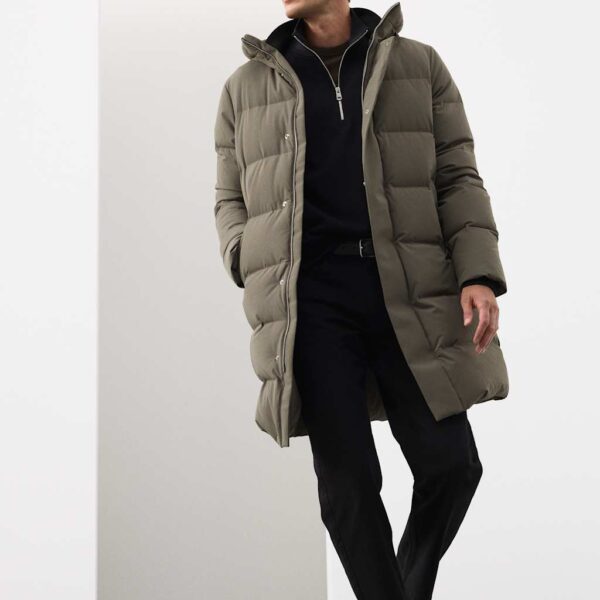 Autograph Feather and Down Puffer Jacket with Stormwear™ Onyx