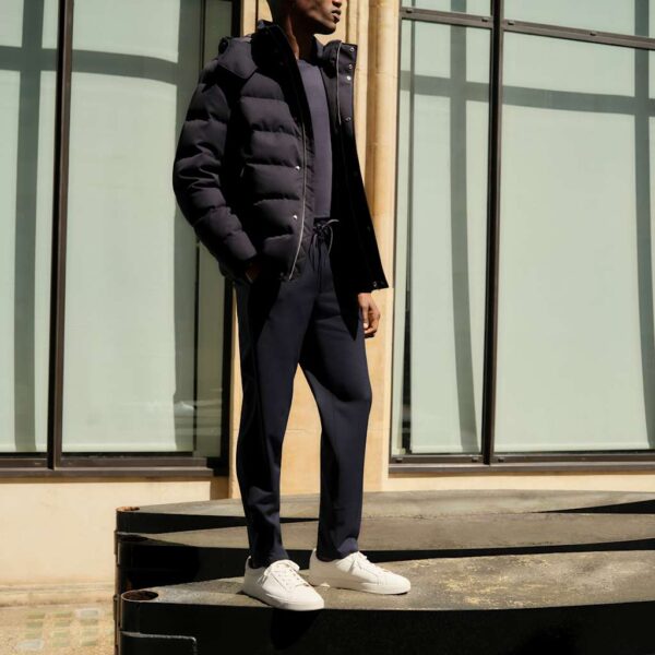 Autograph Feather & Down Performance Puffer Jacket with Stormwear™ Plus Dark Navy