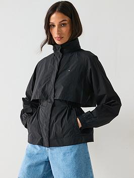 Tommy Hilfiger Nylon Packable Windbreaker - Black