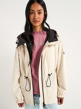 Barbour International B.Intl Montgomery Waterproof Jacket - Off White