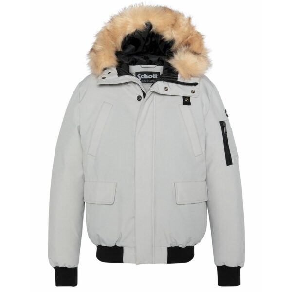 Keyburn Warm Bomber Jacket with Zip Fastening and Hood