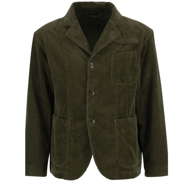 Elmbank Oversized Cord Blazer - Olive