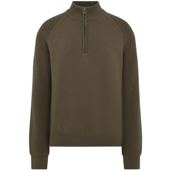 Aspect Quarter Zip Jumper - Major Brown