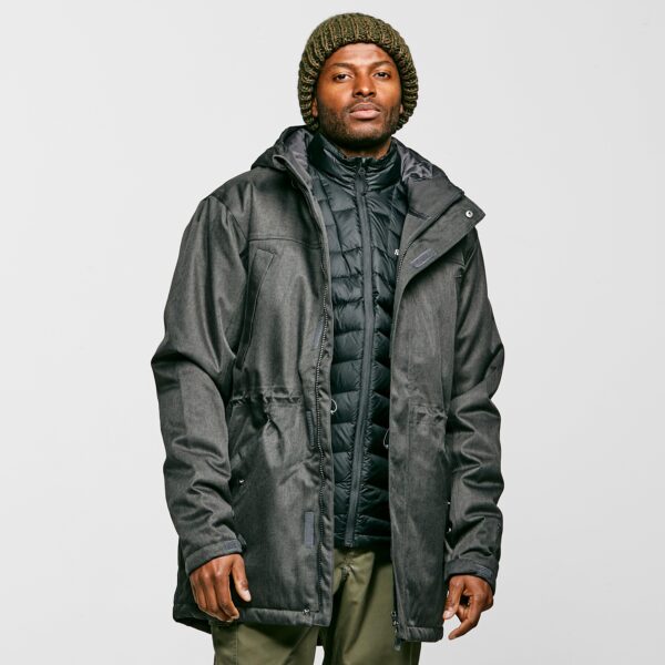 Peter Storm Men's Textured Insulated Jacket - Grey, Grey