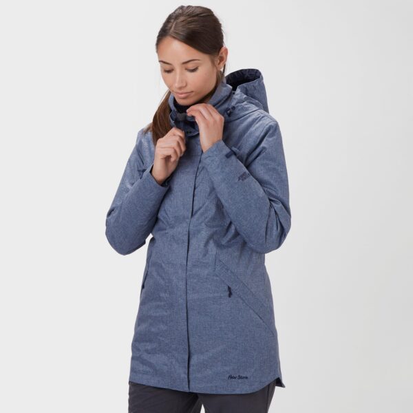 Peter Storm Women's Mistral Long Jacket - Navy, Navy