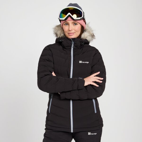 The Edge Women's Serre Insulated Snow Jacket - Grey, Grey
