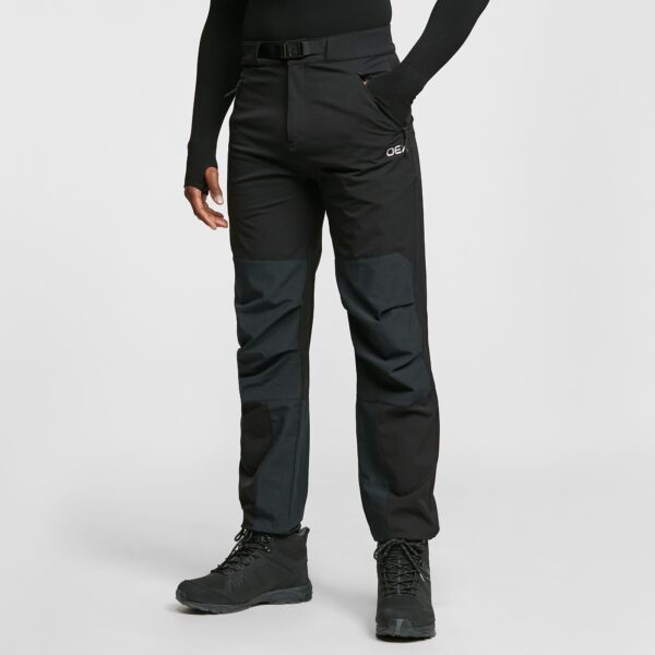 Oex Men's Strata Softshell Trousers (Regular Length) - Black, Black