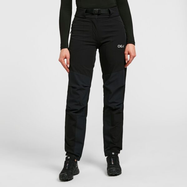 Oex Women's Strata Softshell Trousers - Black, Black