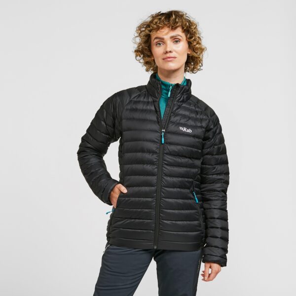 Rab Women's Microlight Down Jacket - Black, Black