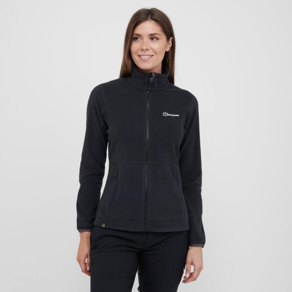 Berghaus Women's Prism 2.0 Full Zip Fleece Jacket - Black, Black