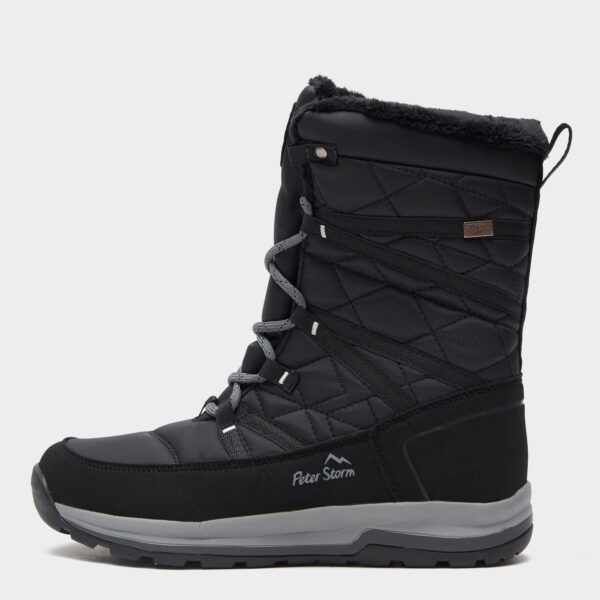 Peter Storm Women's Snowdrop Waterproof Walking Boot - Black, Black